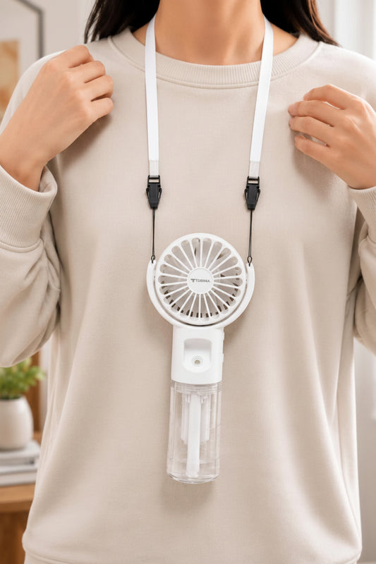 TORIMA Mini Fan F13 Taşınabilir Şarjlı El Vantilatörü – USB Şarjlı Sessiz Mini Fan